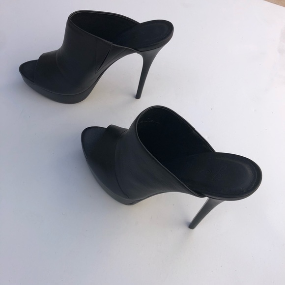Joie Shoes - JOIE Black Peep Toe Stiletto Size 6 1/2